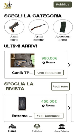 Android application Nok.Army screenshort