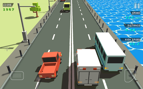 Blocky Traffic Racer Screenshot