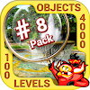 Pack 8 - 10 in 1 Hidden Object icon