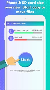 Transfer phone to SD Card – Fi Captura de tela