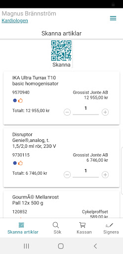 Anteprima dell'app