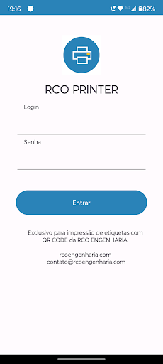 RCO Printer Screen 2