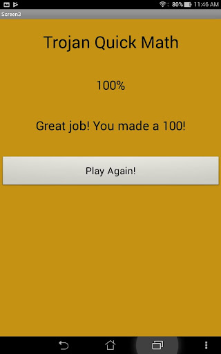 Trojan Quick Math Screen 3