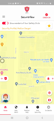 MySecureView Screen 2
