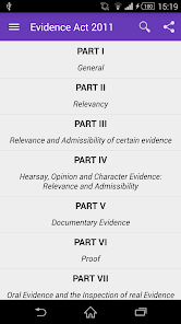 Captura de Pantalla 1 Nigerian Evidence Act 2011 android