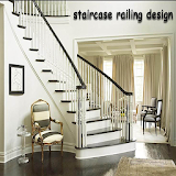 Staircase railing design icon