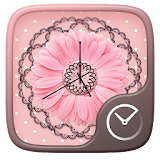 Pink GO Clock Theme icon