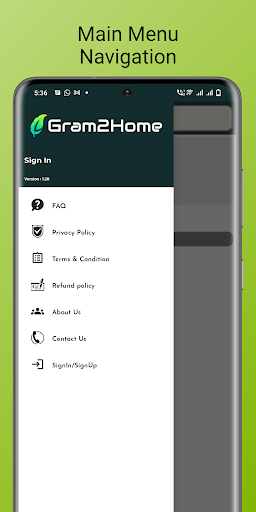 Gram2Home Screen 3