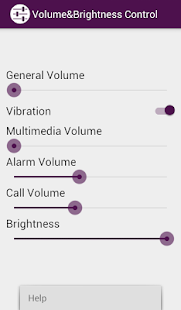 Volume & Brightness Control Screenshot