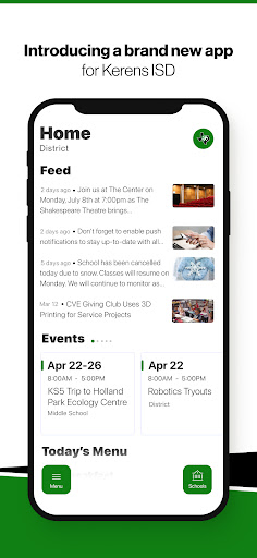 Android application Kerens ISD screenshort