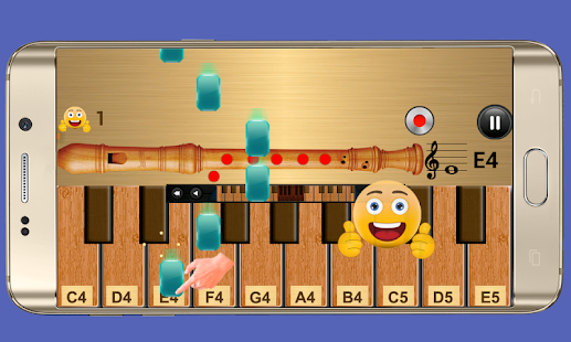 Real Flute & Recorder - Magic Tiles Music Games Screenshot