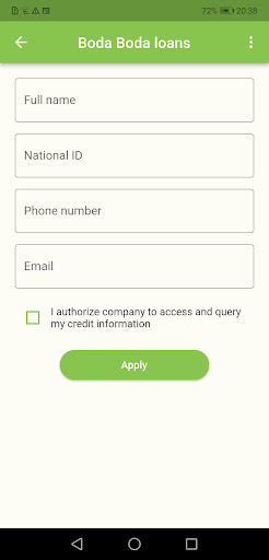 Loan Finder Screen 3