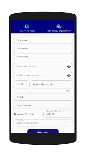 Android application Memberly screenshort