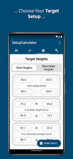 SetupCalculator Screen 3