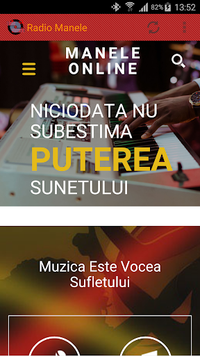 Android application Radio Manele 2022 screenshort