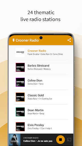 Crooner Radio Screen 3