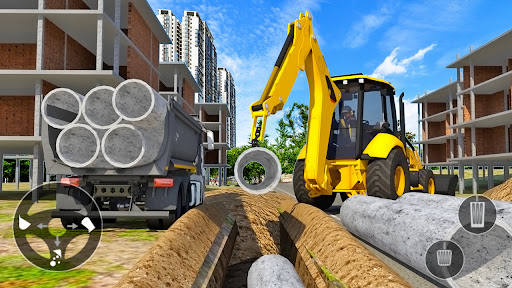 City Real Construction Game 3D Screen 2