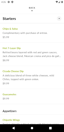 Cicada Cantina Screen 3