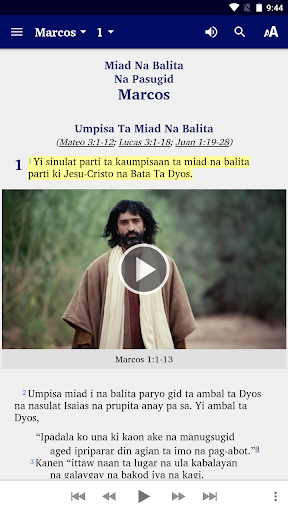 Android application Kagayanen Biblia screenshort