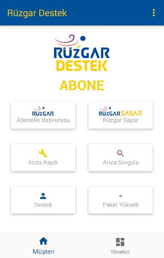 Android application Rüzgar DESTEK screenshort