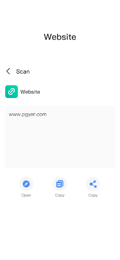 QR code reader barcode scanner Screen 2