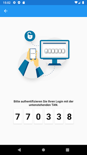 Android application BSFZ TAN screenshort