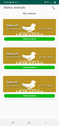 Instant Food Repartidores Screen 3