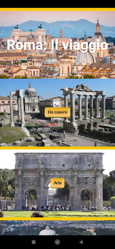 Android application Roma: Il viaggio screenshort
