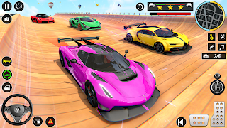 Mega Ramp Car Stunt Game - Screenshot 1