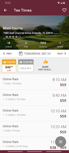 Android application Dogwood Trace Golf Course screenshort