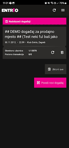 Entrio scan Screen 3