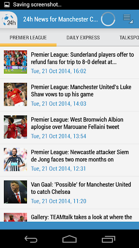 24h News for Man. City Screen 2