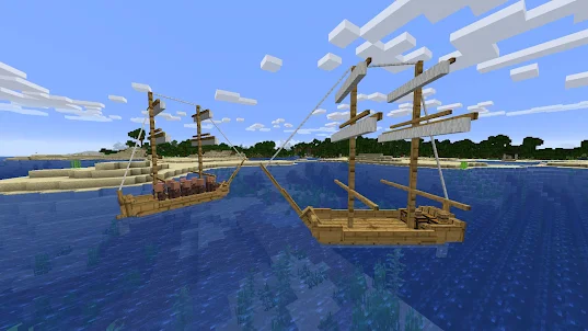 Minecraft PE の改造船