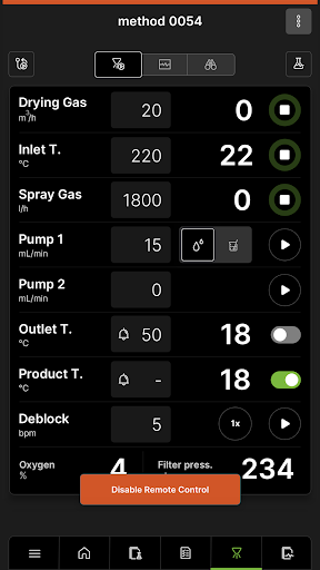 Android application Flux Remote S-300 screenshort