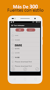 Captura 7 3D Texto Animador- Logotipo An android