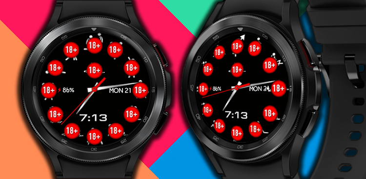 Kamasutra funny watchface 18+ - New - (Android)