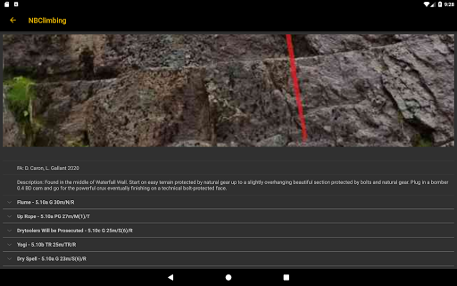 New Brunswick Climbing Guide