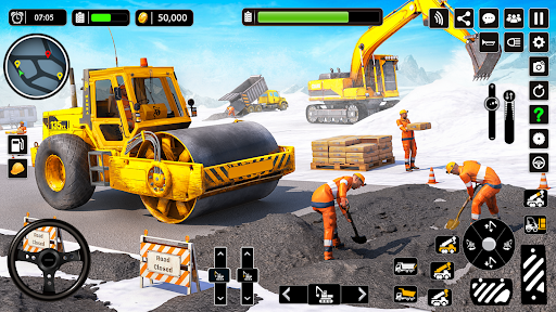 Snow Offroad Construction Game