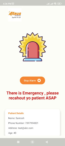 MSA ( Medistat Seizure Alert ) Screen 2