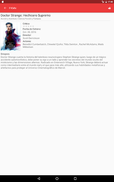 Captura 14 Películas en México: Fecha de Estreno&Calificación android