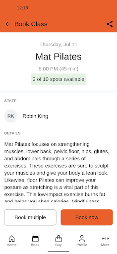 Fit2Shine Studio Screen 3