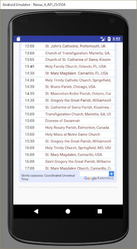 Android application Mass-online.org screenshort