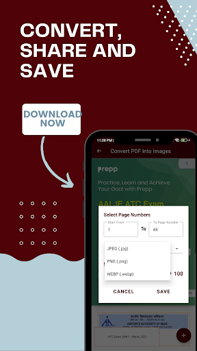 PDF to Image to PDF Converter