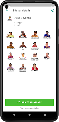 Jethalal Sticker for WASticker