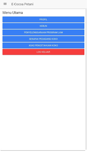 Android application E-Cocoa Petani screenshort