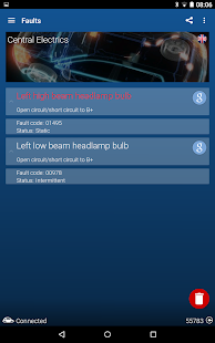 OBDeleven VAG car diagnostics Screenshot