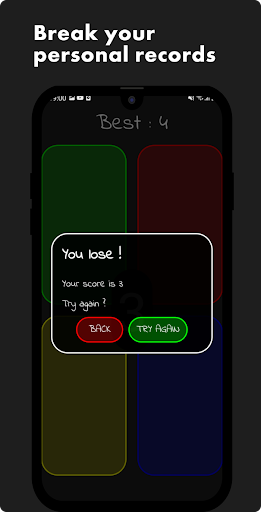 The Simon Says - Memory Game Screen 3