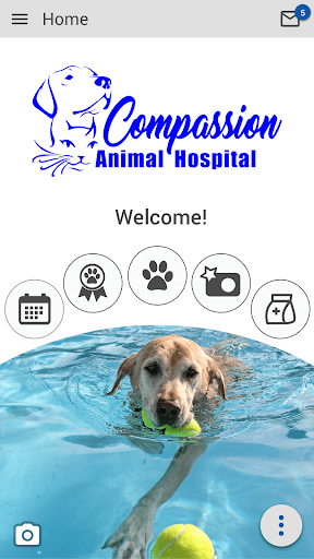 Android application Compassion Animal Hospital screenshort