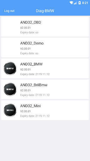 Diag-BMW Screen 2