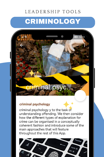 Criminology - Offline Course Screen 2